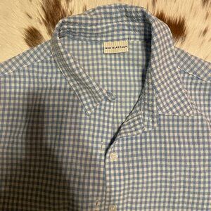 White Stag Light Blue Gingham Shirt